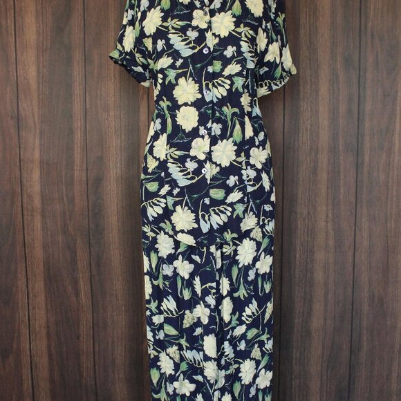 Vintage 1980s 1990s Pants and Top, Clio Two Piece Hawaiian Floral Print Set - Picture 4 of 10